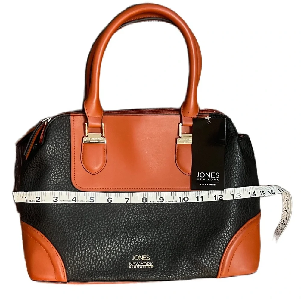 NWT Jones New York Signature Ruby satchel handbag with Crossbody Strap